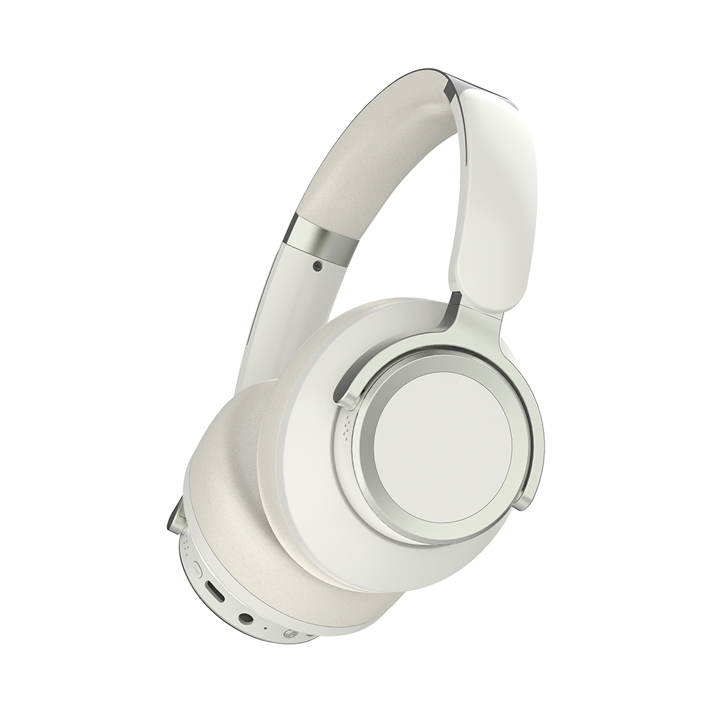 Bluetooth 6.0 ANC Foldable Earphones, 75H Playtime LHDC 5.0 USB-C, -35dB Noise Cancelling Wireless Headphones with Mic